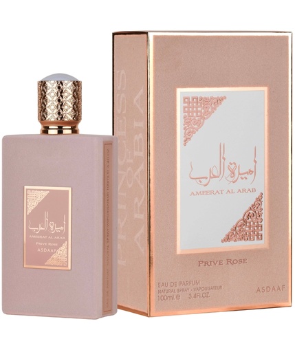 Eau de parfum AMEERAT AL ARAB ASDAAF PRIVE ROSE 100ml LATTAFA